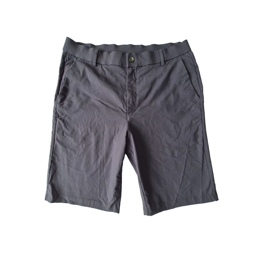 Gradual Golf Shorts Mens 34‎ Gray Performance Stretch Flat Front 10.5 Inseam
